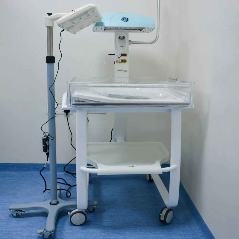 Newborn radiant warmer at AMVI Hospitals