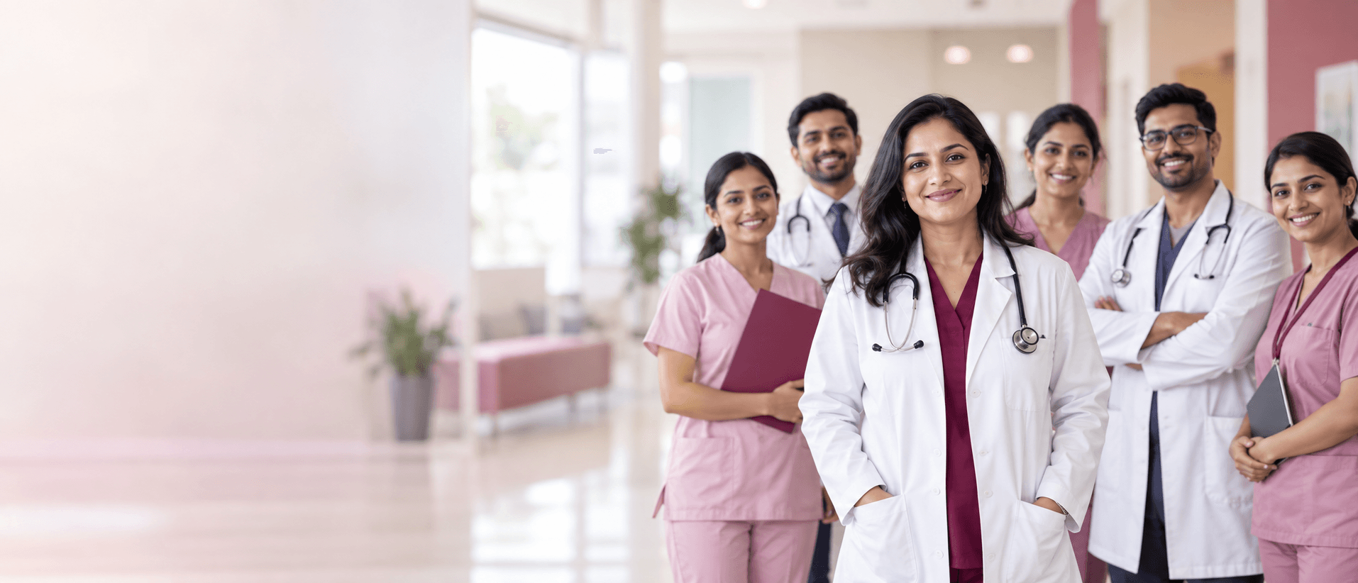 AMVI Hospital doctors and nursing staff