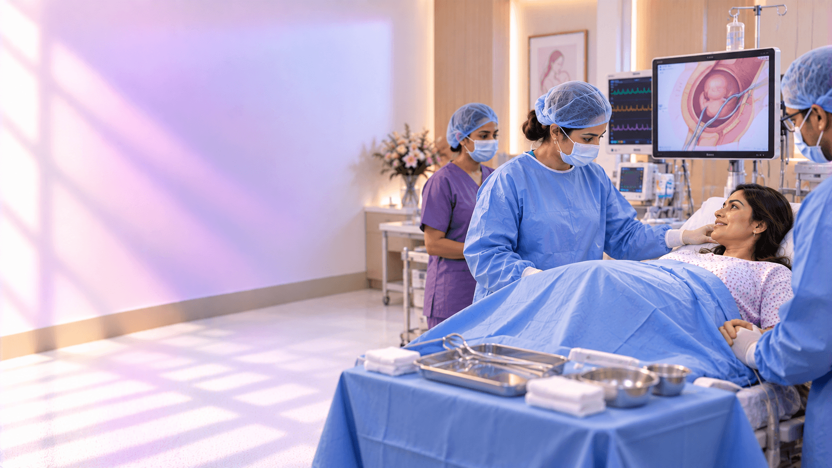 Forceps delivery care at AMVI Hospital