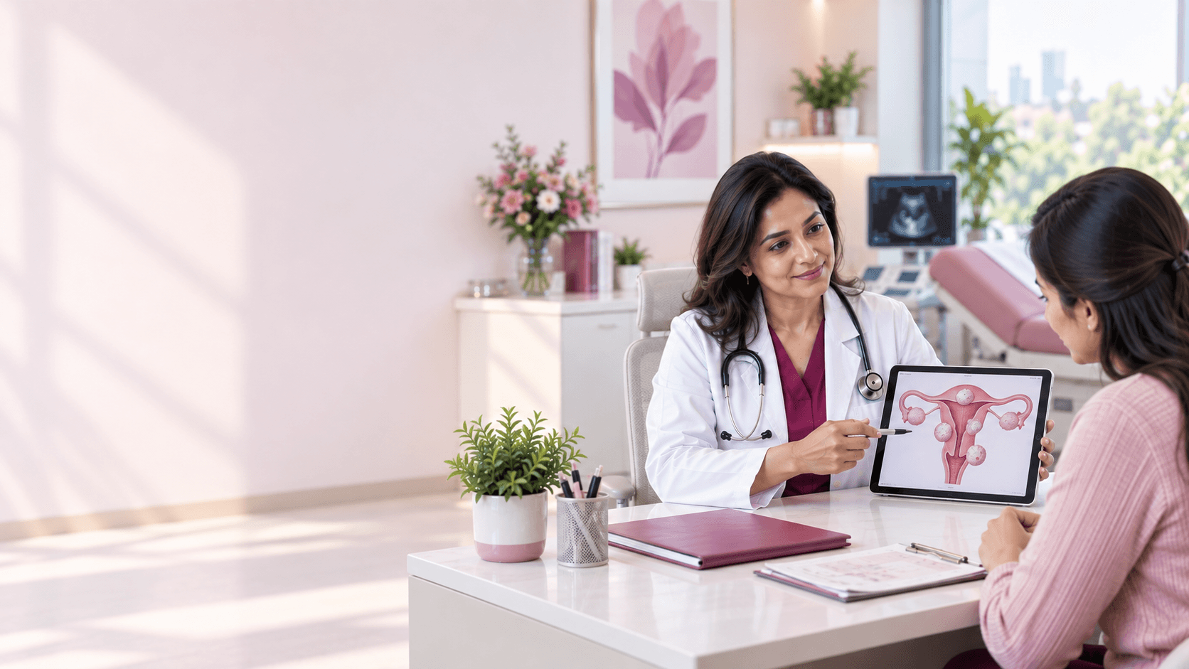 Uterine fibroids consultation at AMVI Hospital